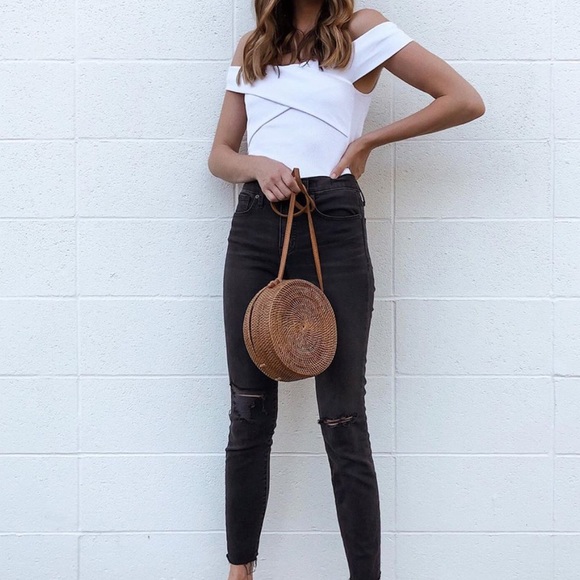 Abercrombie & Fitch Tops - OFF THE SHOULDERS BODYSUIT